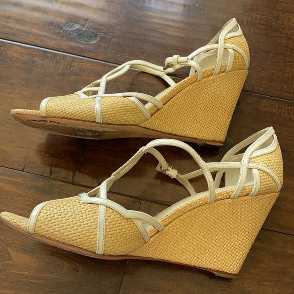 PRADA Wedge Sandals Straw / Raffia - Size 41 - Picture 16 of 16